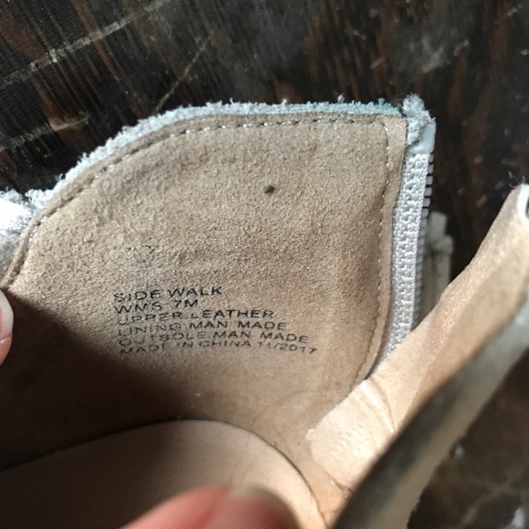 Suede Upper Leather Ankle Boots - Picture 5 of 5